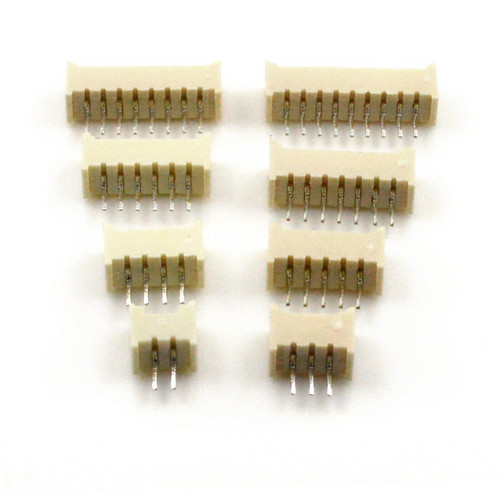 Production of 1.25 connector mm2345678P straight-in bent pin horizontal beige pin seat terminal copper end connector