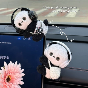 Yeni avtomobil bəzəkləri, plush kuklalar, avtomobil mərkəzi konsol ekranı bəzəkləri, qızlar üçün yüksək səviyyəli bəzəklər