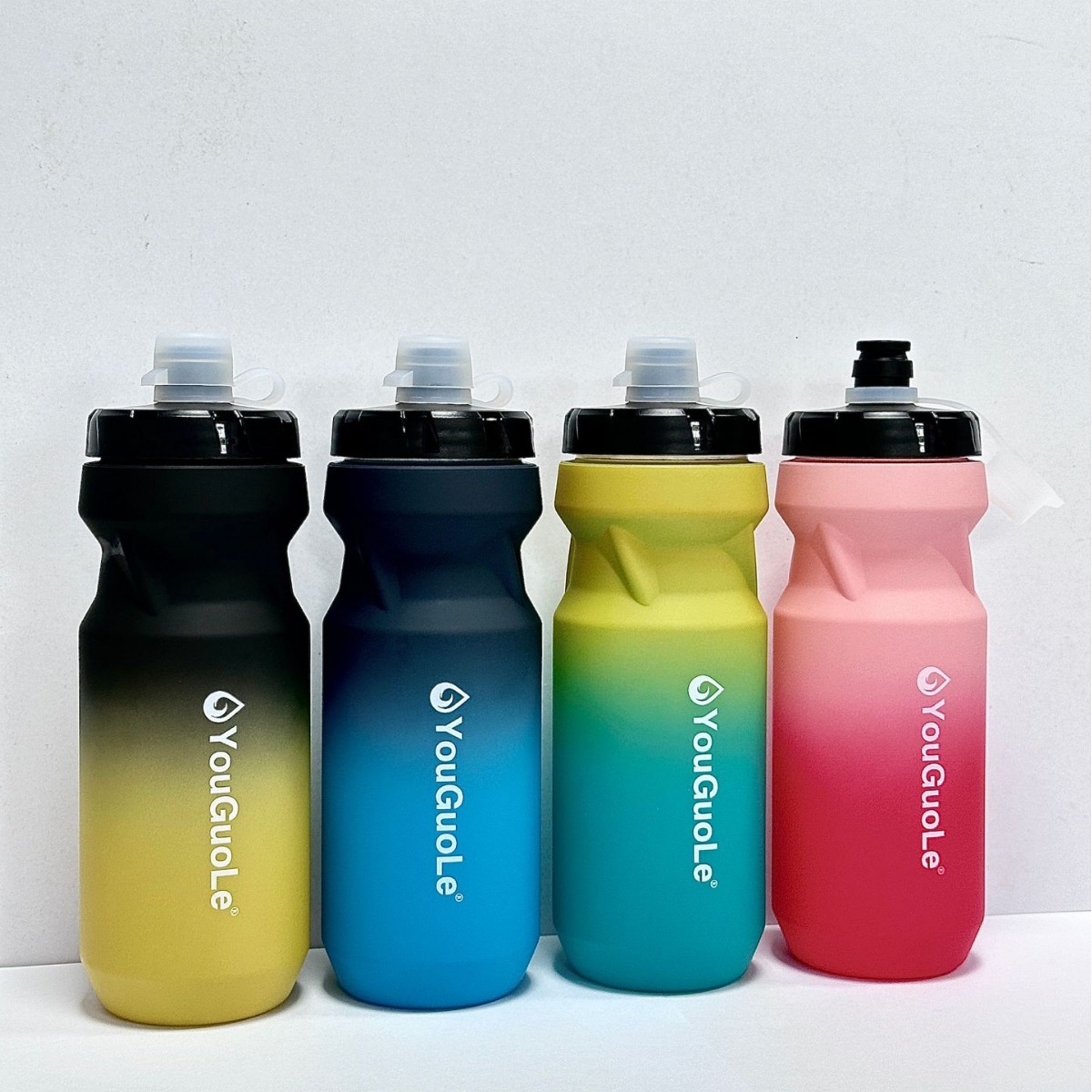 Sports kettle, cycling water cup, outdoor fitness squeeze plastic cup can be used_voghion.com