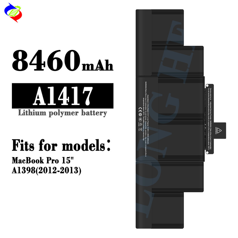 Suitable for Apple MacBook Pro 15''/A1398 (2012-2013) Laptop Battery A1417 Wholesale