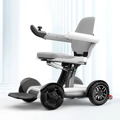 Automatic Folding Remote-Controlled Electric Wheelchair, Four-Wheel Mobility Scooter, Cross-Border Exclusive Supply of Smart Electric Vehicles for the Elderly