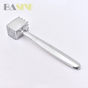 Cross-border Household Kitchen Aluminum Alloy Hand-beating Double-sided Loose Meat Hammer Meat Knocker Steak Big Meat Hammer Meat Mallet Meat Knocker