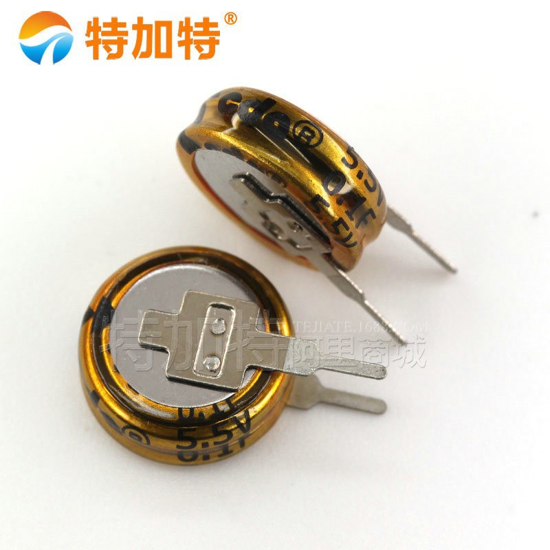 5.5V 0.1F V형 패러데이 커패시터 5MM