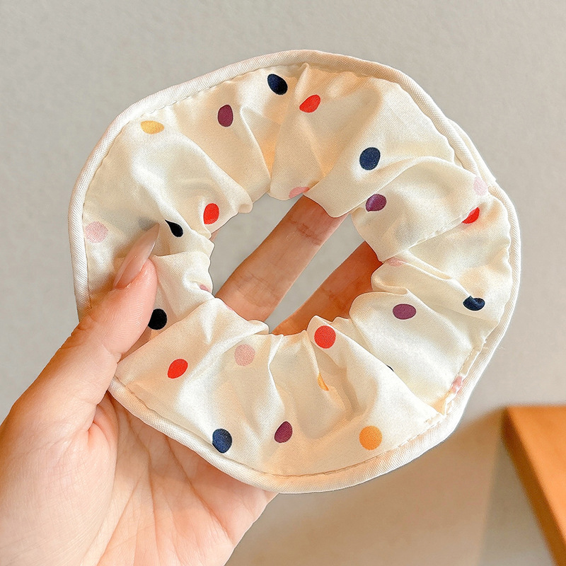 Primavera y verano coreanos, anillo de cabello de intestino grueso, nuevo tipo de cabello de cabello de cola de caballo, flor de bosque, cabello de sensación superior, adornos de cabello para mujeres