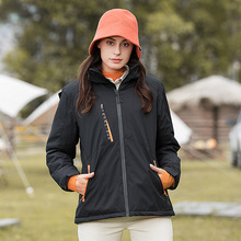 ✅冬季棉衣外套男单层冲锋衣加厚保暖休闲棉服女款防风户外服装批