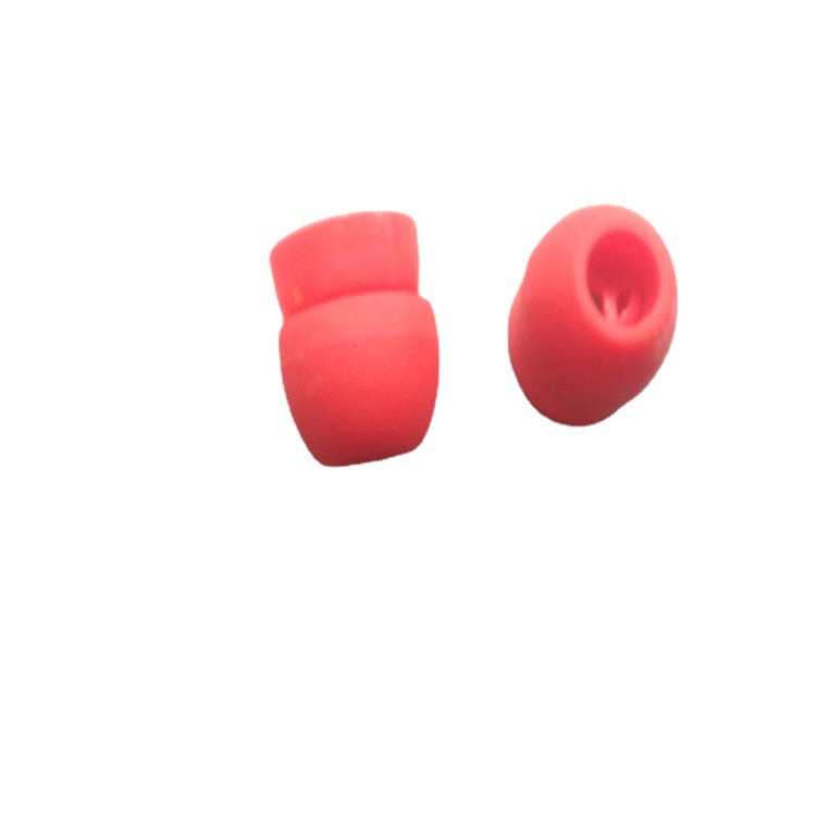 Fabricante de accesorios para auriculares tapa de silicona transparente auricular de dos colores caja de embalaje enchufe de silicona tapones para los oídos de protección socket de silicona
