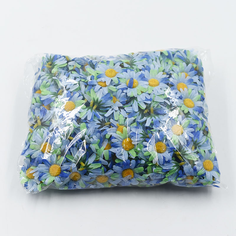 Accesorios para arreglos florales del fabricante Zhaoping: pequeños crisantemos silvestres artificiales para arreglos florales DIY para horquillas, flores artificiales semiterminadas.