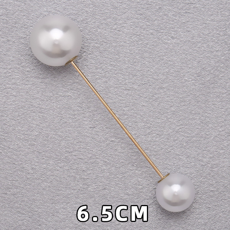 Camisas de perlas, broches de collar, suéter, vestido, cintura fija, broches decorativos simples