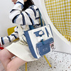 Tide, shopping bag, capacious phone bag, Japanese one-shoulder bag, Korean style