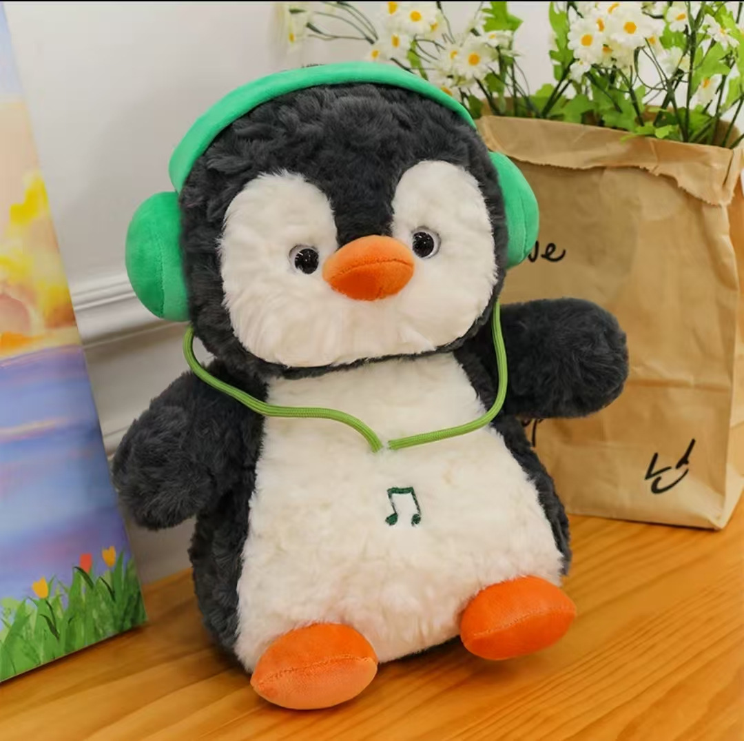 Headphones penguin 35cm / Random colors