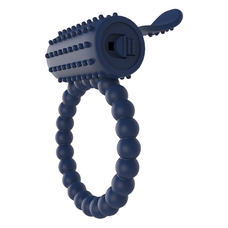 Juguetes adultos del sexo fábrica al por mayor de la masturbación masculina bloqueo esencia manga pene anillo vibración Cristal Silicona