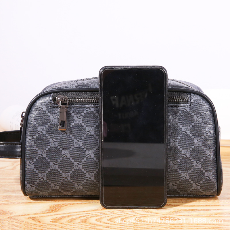 Men's waterproof small clutch bag, storage system, hand loop bag