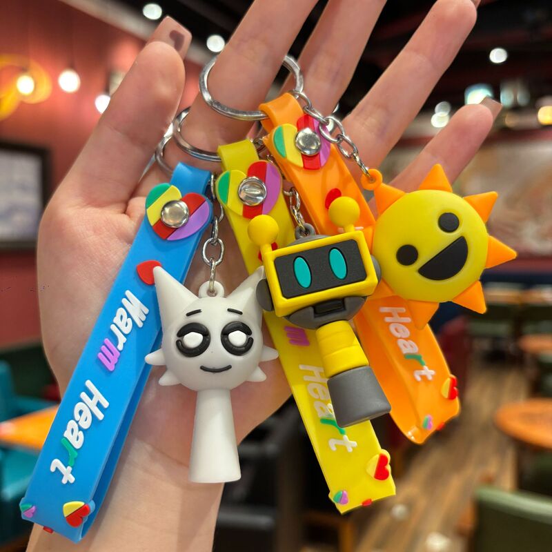 クロスボーダー Sprunki リズムボックスバッグキーホルダーゲーム漫画ペンダント装飾品小さなギフトキーホルダー|undefined