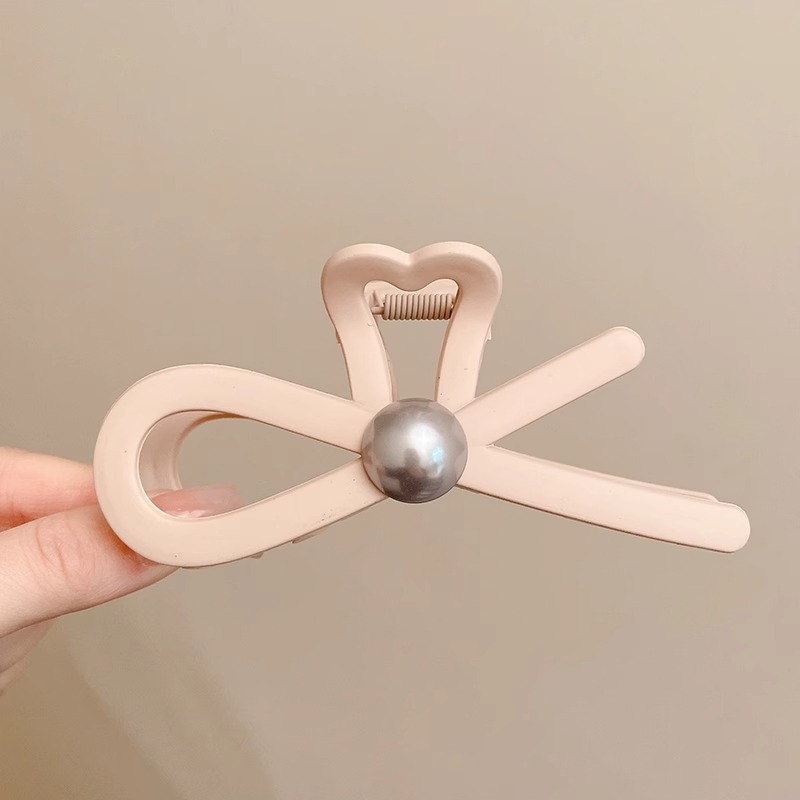 Zhao Lusi mismo estilo de clip de agarre de lazo femenino 2025 nuevo clip de tiburón grande de alta gama en la parte posterior de la cabeza horquilla