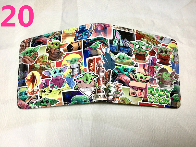 Baby Yoda maestro corto billetera Star Wars estudiante Monedero
