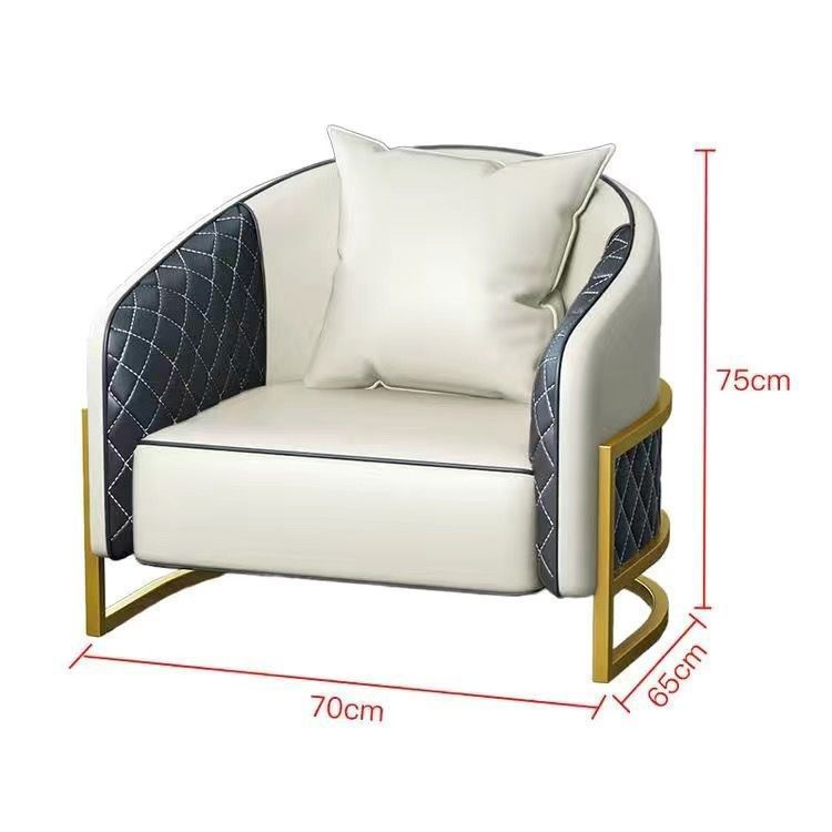 Off-white single sofa