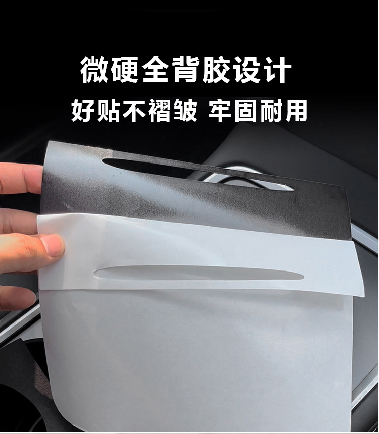 For 25 Tesla Huanxin Model3Y Central Control Box Panel Patch Fur Scratch-resistant Decorative Protective Film