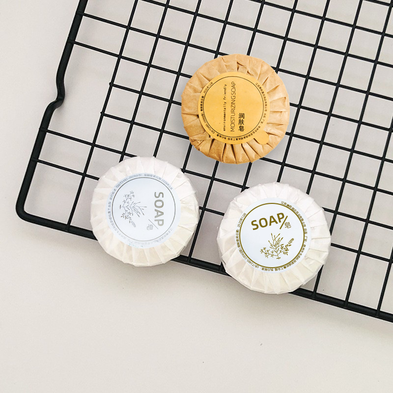 宾馆一次性小香皂酒店专用洗漱用品圆形洗手肥皂批发厂家LOGO|undefined