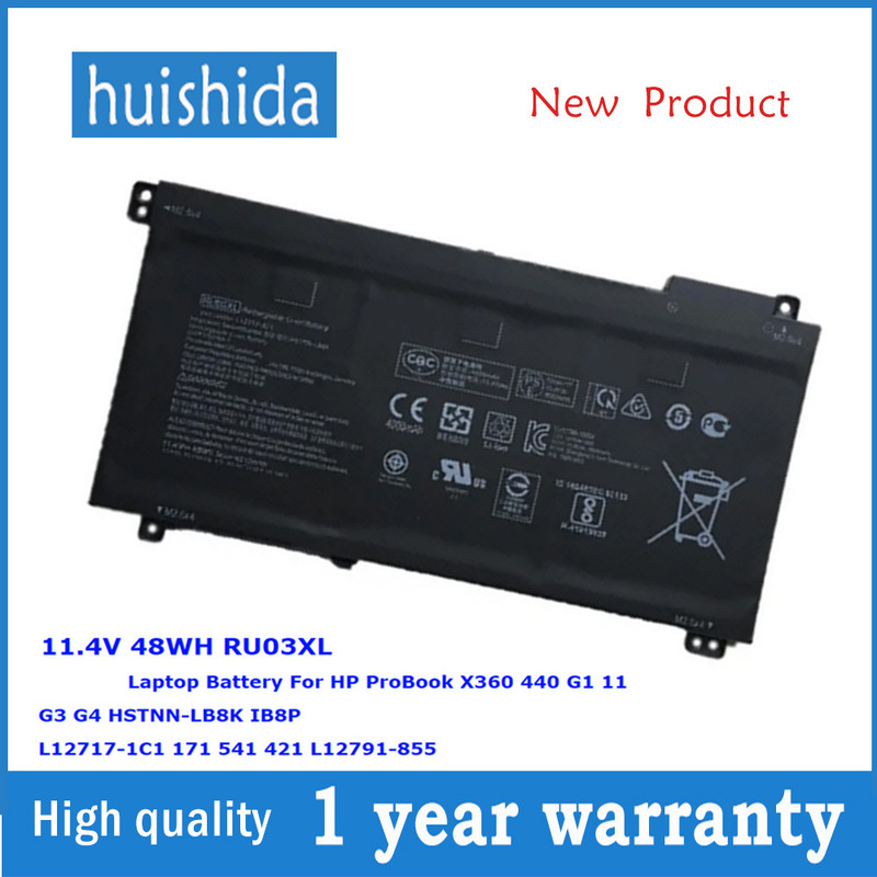 for HP RU03XL PROBOOK X 360 440 G1 L2791-855