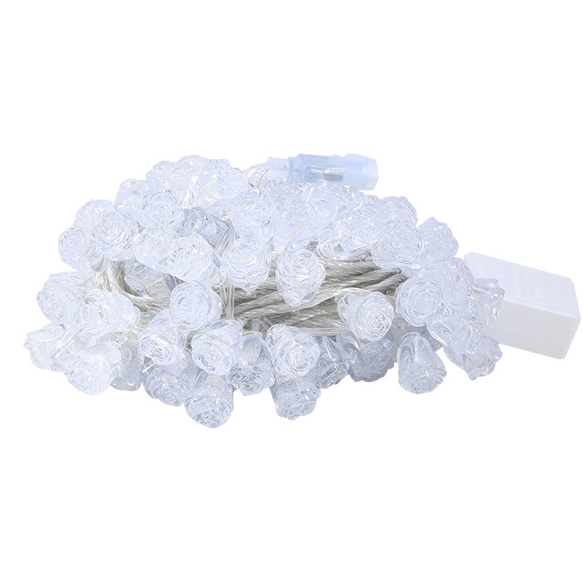 LED burbuja de cristal Rose Cadena de luz plug-in USB batería luz vacaciones acampar al aire libre ambiente decorativo Cadena de luz de color