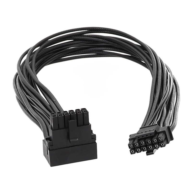 Графическая карта линия 90 градусов L-образный тип 12VHPWR 16PIN к 16PIN модуль кабель для графической карты ATX3.0 выпуклая линия