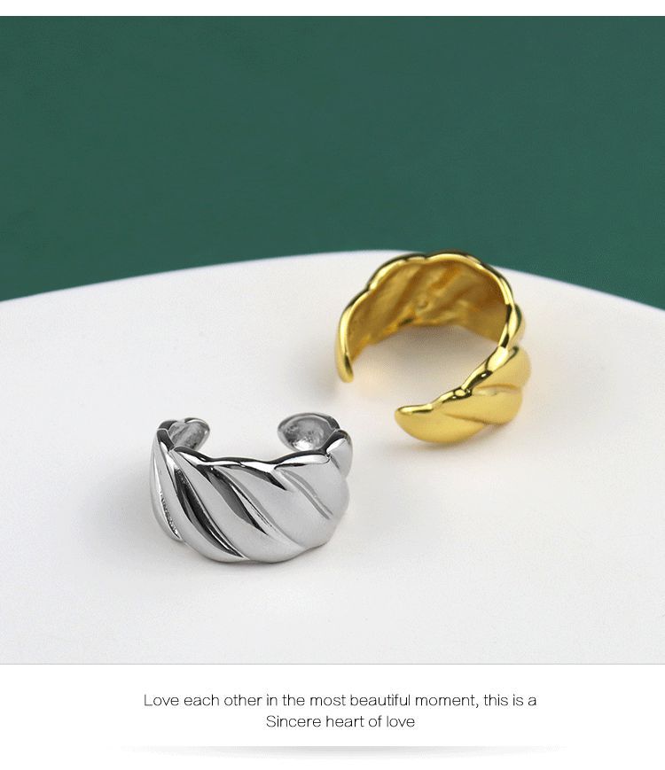 Korean fashion texture wide face ringsimple index finger ring wholesalepicture1