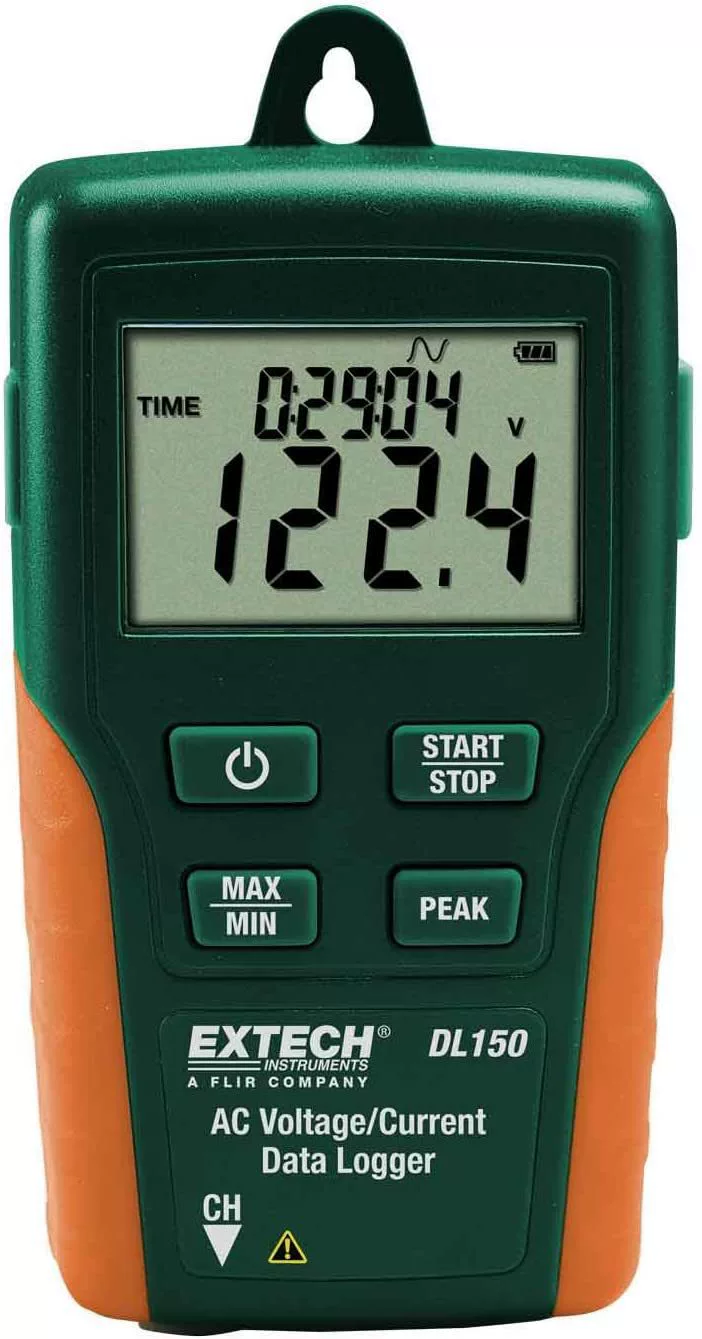 Extech DL160 двойной вход истинный RMS переменного тока напряжение/ток регистратор данных DL150