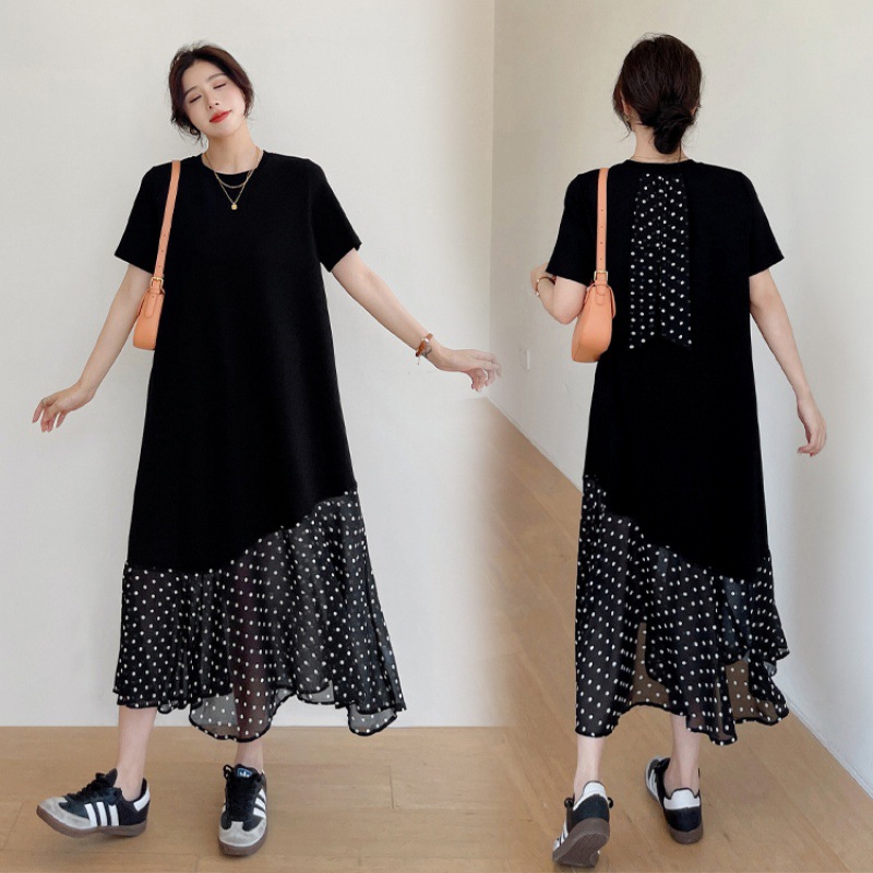  夏  L-3XL 大きいサイズ ワンピース