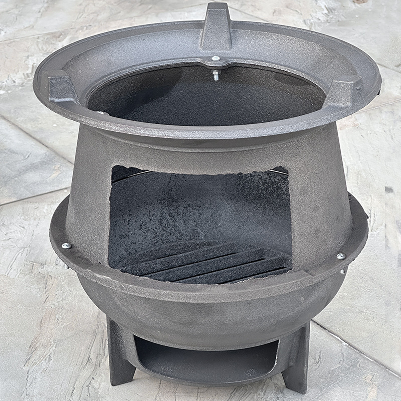 Thickened Traditional Cast Iron Stove, Durable Iron Grill, Outdoor Camping Stove, Charcoal Stove, Tea Stove