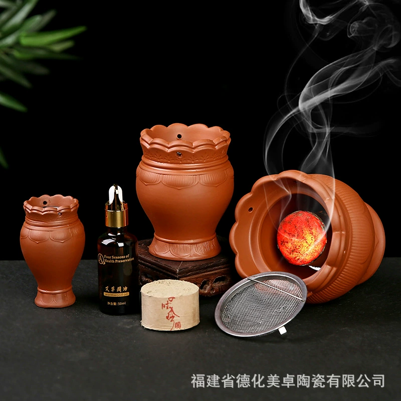 Фиолетовый песочный горшок для прижигания