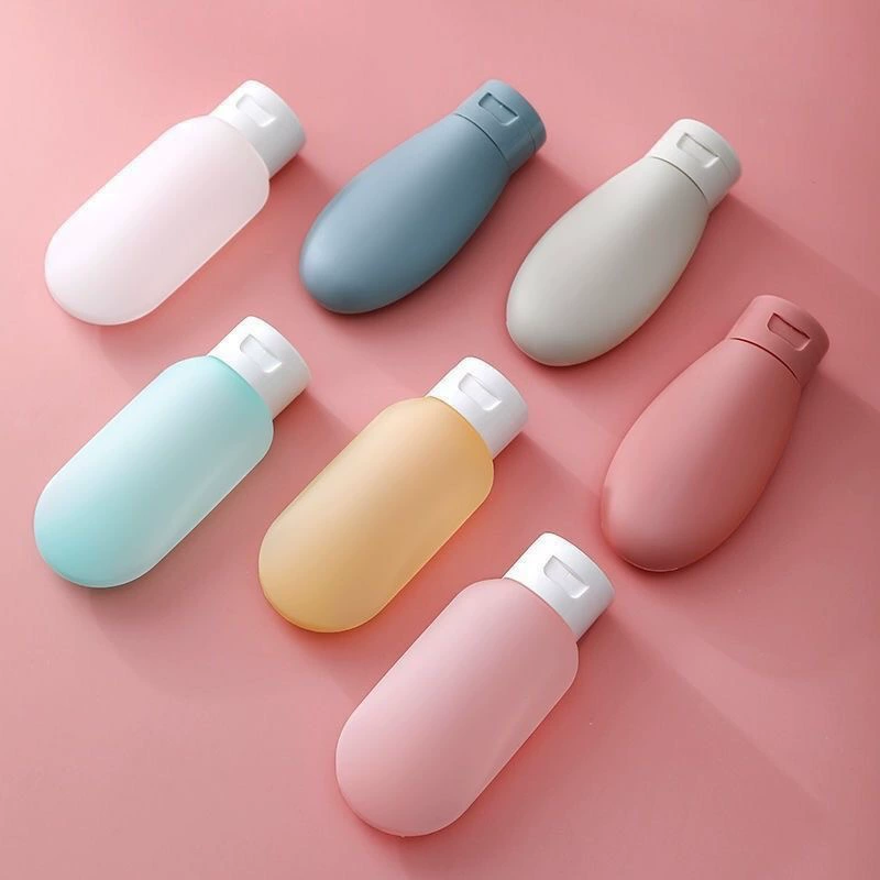 Bottle for traveling, handheld container, plastic shampoo, set, 60 ml