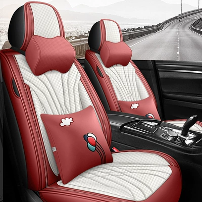 perforated leather car seat – Four Seasons Pad
