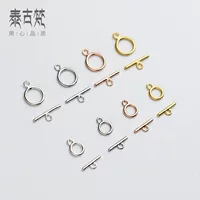 S925 серебряное покрытие браслет пряжка веревка otbucle DIY ручной струны материал Соединительная Пряжка ювелирные аксессуары оптом S0529