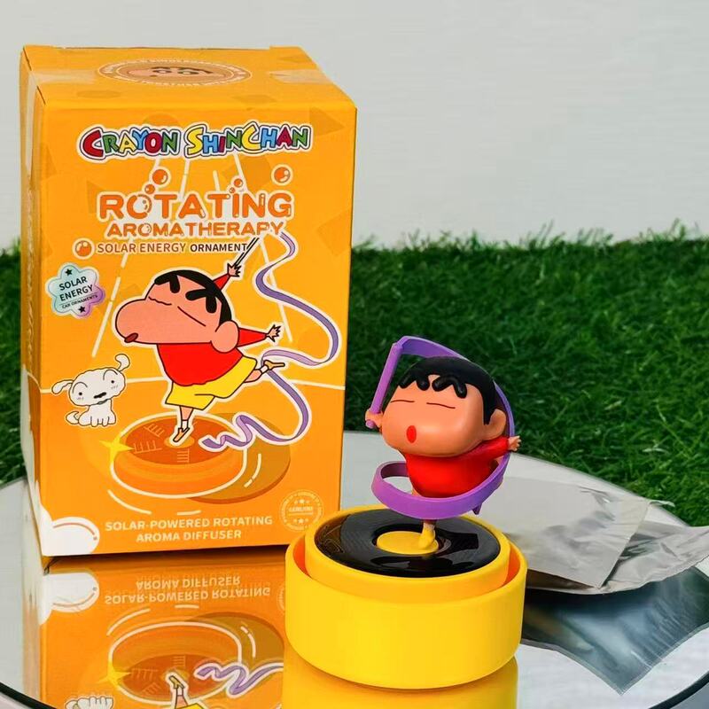Crayon Shin-Chan Solar-Powered Car Fragrance Diffuser, Light-Activated Rotating Aroma Diffuser for Dashboard, Shin-Chan Aroma Diffuser Cross-Border Ornament Crayon Shin-Chan Solar-Powered Car Fragrance Diffuser, Light-Activated Rotating Aroma Diffuser for Dashboard, Shin-Chan Aroma Diffuser Cross-Border Ornament