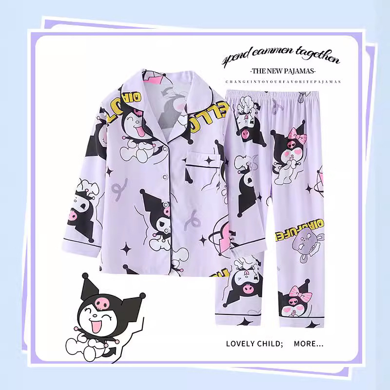 어린이 잠옷 봄과 가을 소년 중 · 구 어린이 아기의 가을 옷과 바지 속옷 만화 소년의 집 옷 두 조각 세트