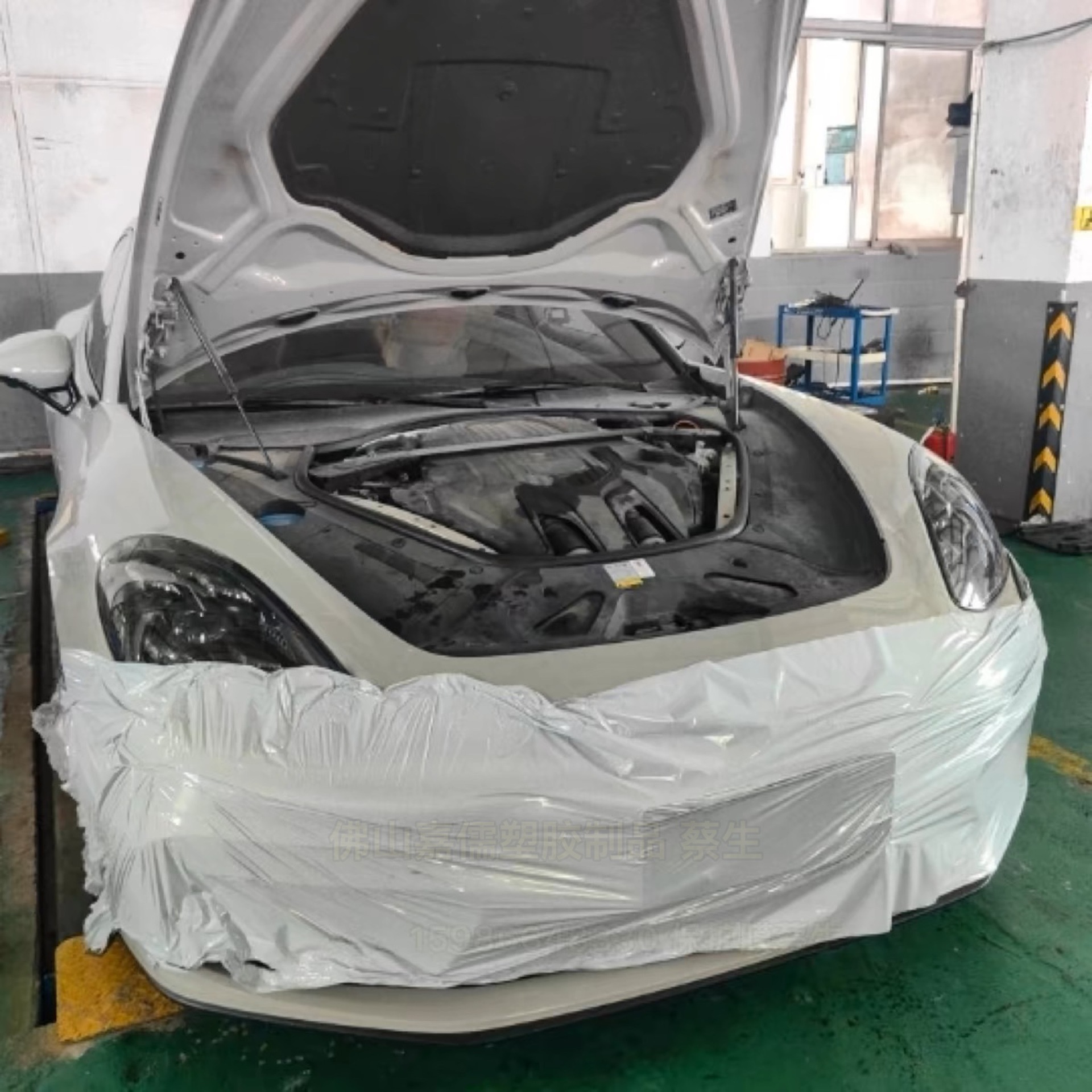 Suitable for Milky White Pe Protective Film, Car Repair, Spray Paint, Maintenance Protective Film, Headlight Modification Construction Protection