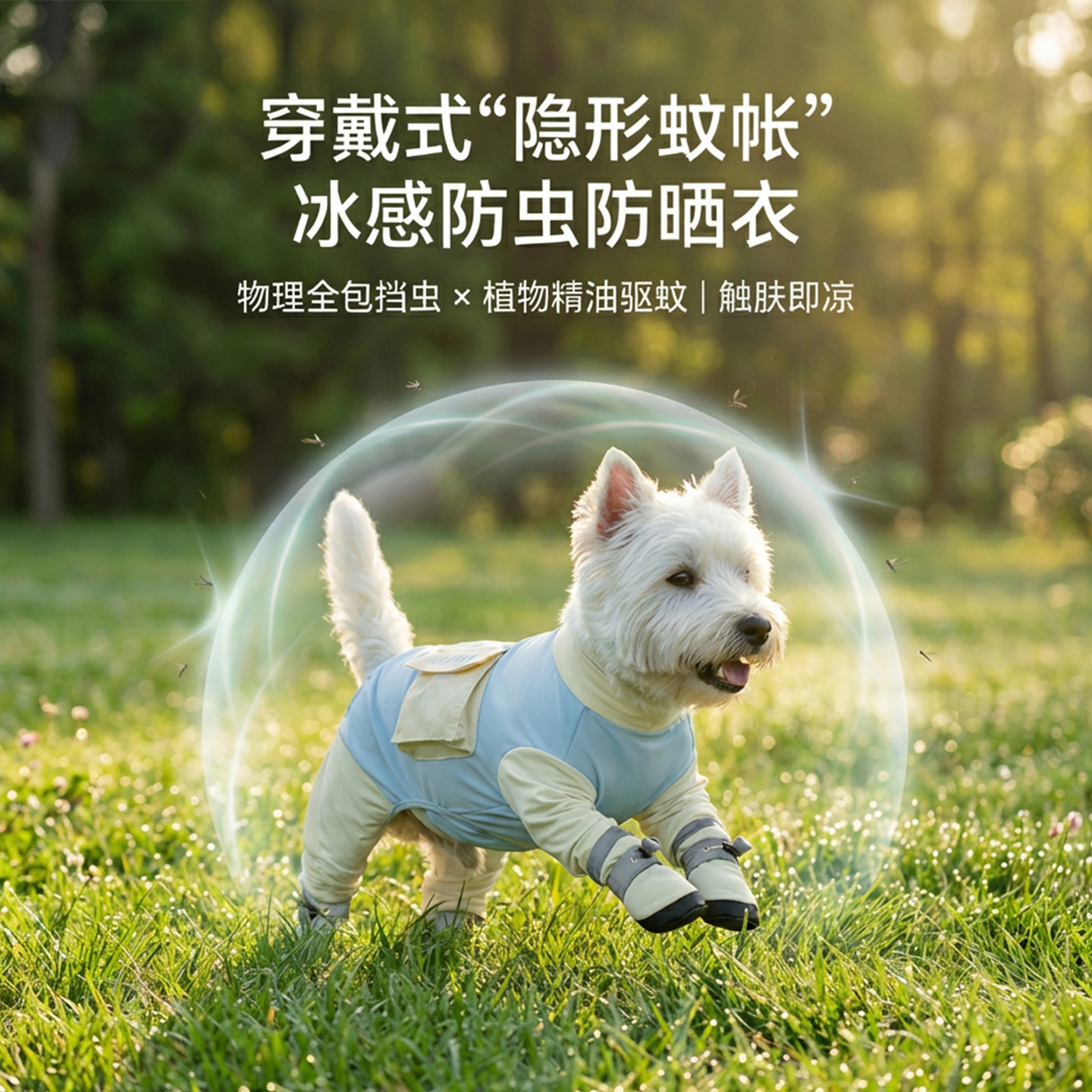 Ropa de Protección Solar y Antipolvo para Mascotas Protección Solar para Salidas