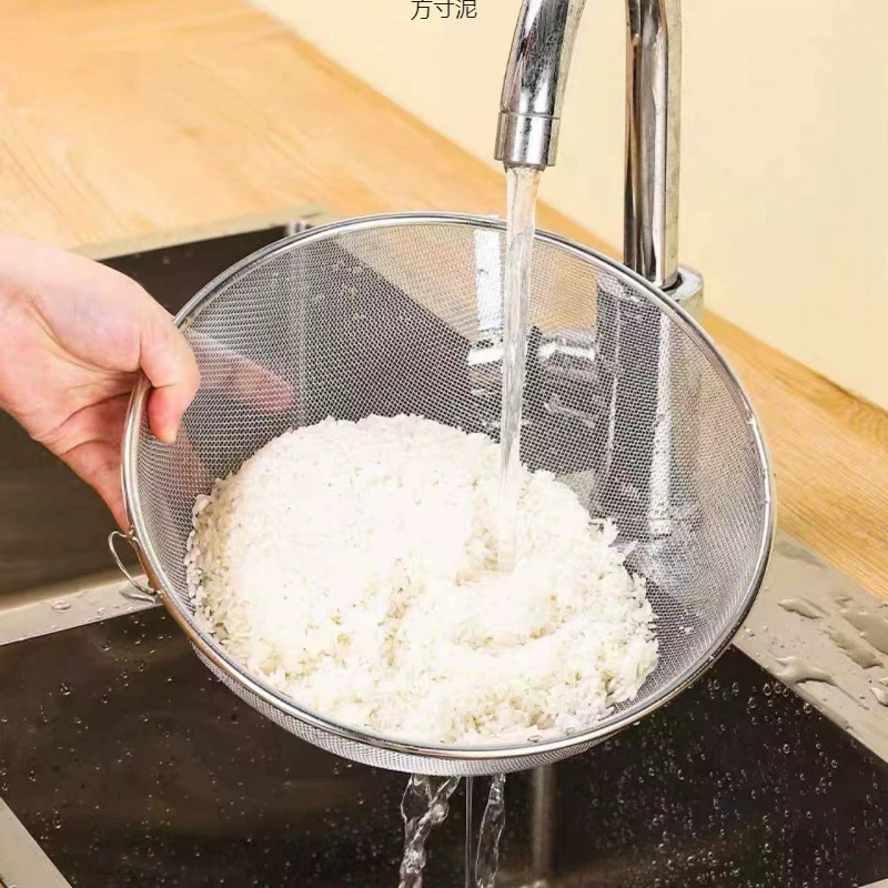 Нержавеющая сталь рисовое сито корзина для мытья овощей
