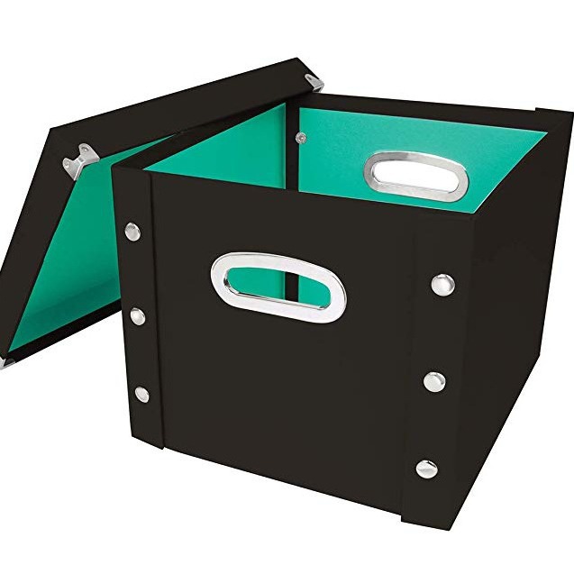 厂家做折叠纸板储存礼品盒工艺包装盒礼物纸质折叠盒