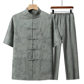 中山装唐装;男式唐装