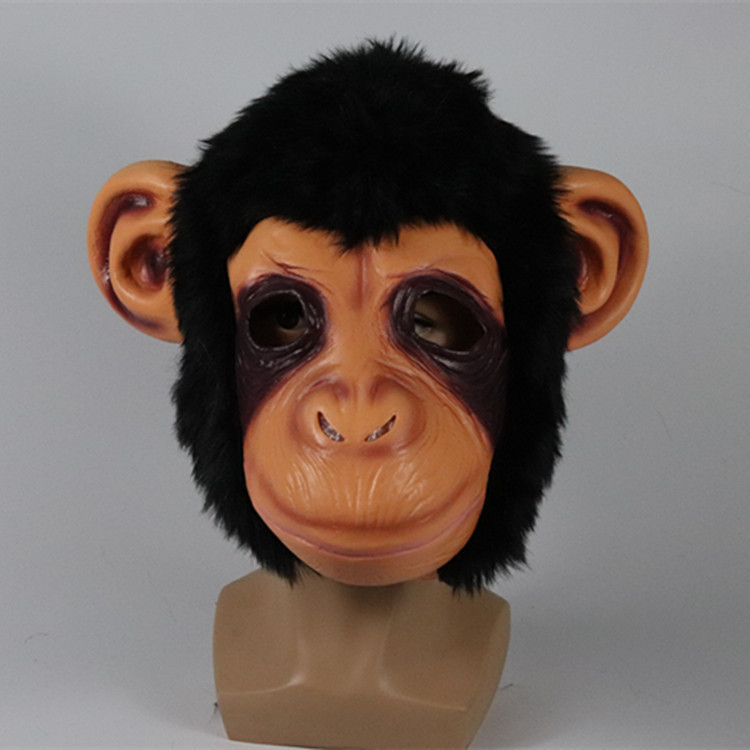 Gorila máscara sombrero Deng Chao mismo látex animal Halloween rendimiento