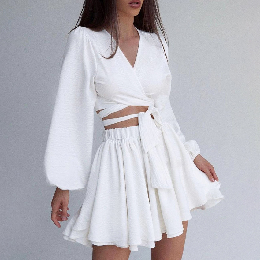 comfortable white soft long-sleeve