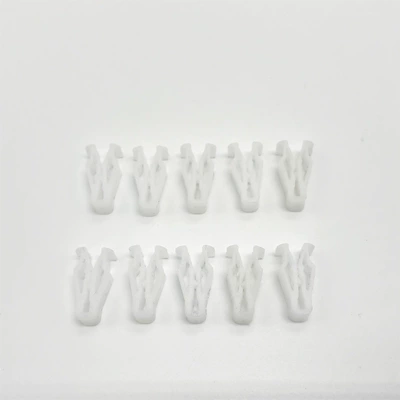 Suitable for Yadea Electric Scooters M6 T5 E6 Ouyi Flat Fork Guard Plate Backrest White Clip Fastener Accessories (Electric vehicle fender) - 10-buckles