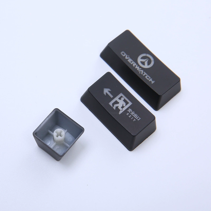 PBT/ABS Персонализированная клавиша для клавиатуры, одинарная сторона, лазурение с подогревом, гравировка для настройки