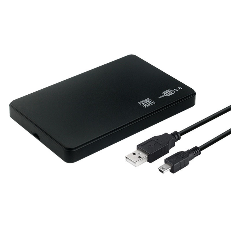 2.5-inch SATA serial hard disk box supports 2TB hard disk screw-free installation USB2.0 external mobile hard disk box