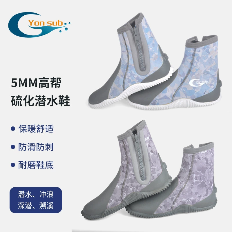 Обувь для дайвинга, защита от порезов, царапин и скольжения, высокие ботинки для снорклинга для мужчин и женщин, обувь для прогулок по воде и рекам, защита от песка, пляжная обувь