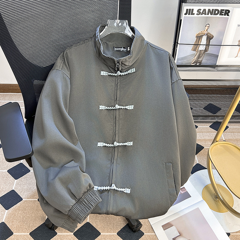Autumn solid color jacket for men and women