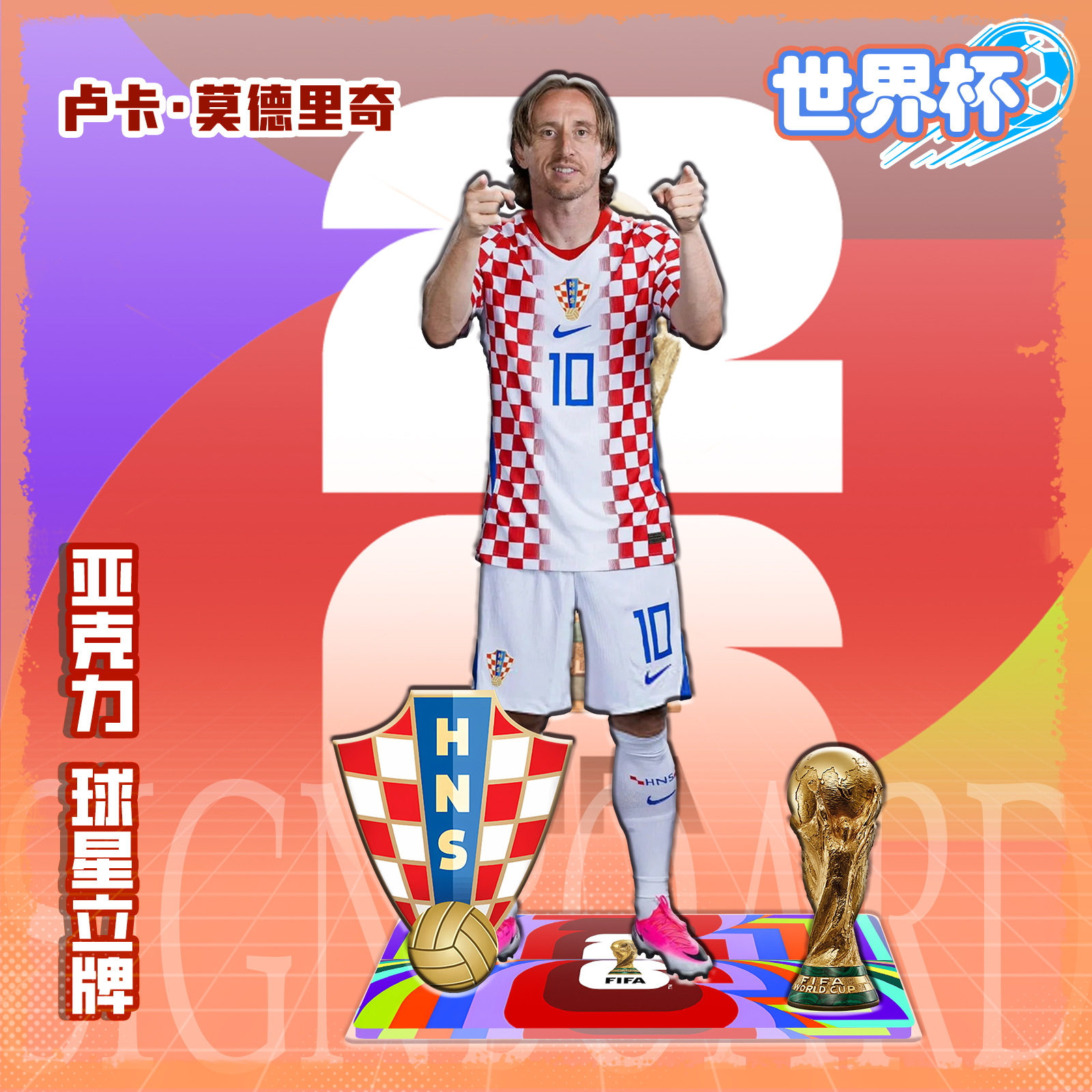Figura Acrílica de Estrella de Fútbol de Acrílico, para Regalo de Cumpleaños