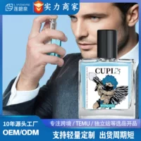 Трансграничные духи Shuowoxin Cupid 50 мл Элегантные, клетчатые, стойкие портативные духи с ароматом