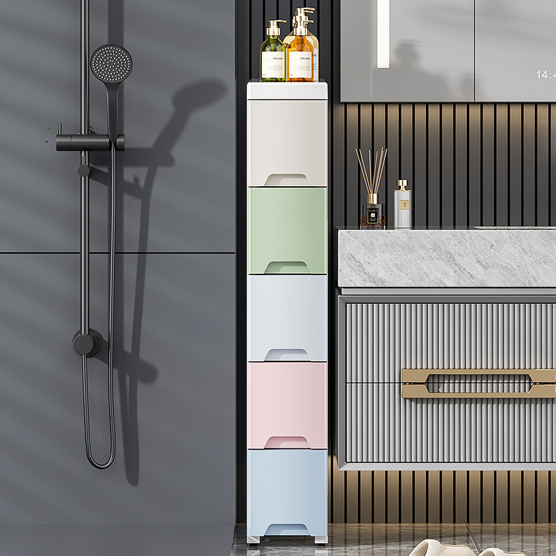 14 / 18 / 25cm espacio de almacenamiento cajón tipo cocina espacio de baño multicapa armario estrecho estante de almacenamiento